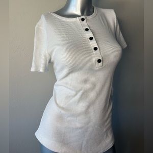 White Waffle Tee Women’s